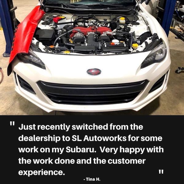customer testimonial Subaru SL Autoworks